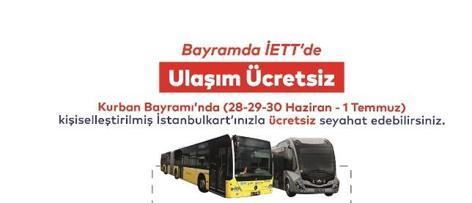 Bayramda Marmaray, Başkentray, İzban, metrobüs, otobüs, tramvay bedava mı, ücretsiz mi