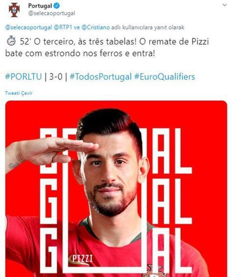 Portekiz resmi hesabı golü asker selamıyla duyurdu