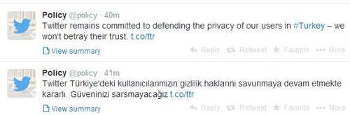 Twitterdan çarpıcı açıklama