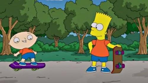 Family Guy ile Simpsonsların yolu kesişecek