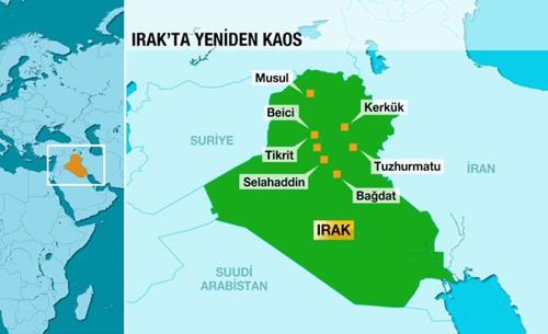 IŞİD, Tikritin de kontrolünü ele geçirdi