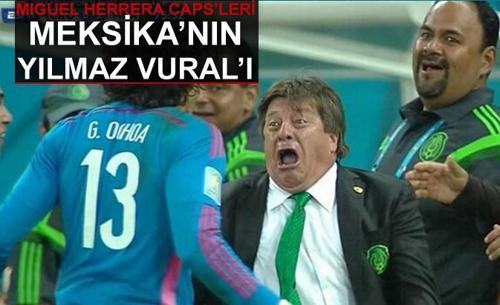 Meksikalı taraftarlar en az Miguel Herrera kadar sevindi