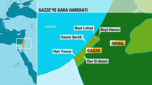 İsrailden Gazzeye kara harekatı
