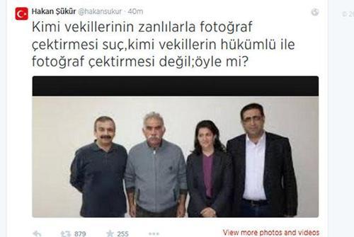 Hakan Şükürden Erdoğana fotoğraflı cevap