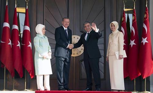 Erdoğan, Çankaya Köşkünde