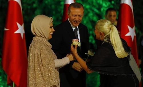 Erdoğan Çankayada resepsiyona ev sahipliği yaptı