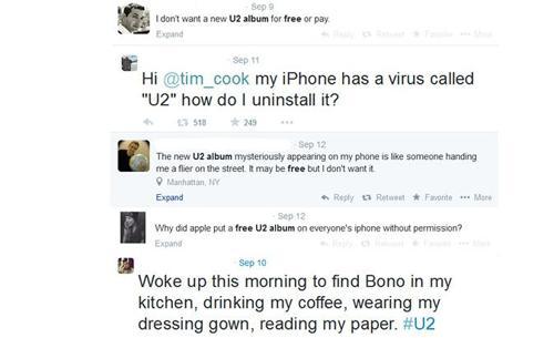 Sabah kalktım, Bono mutfağımda oturuyor