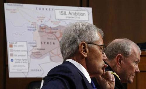 ABD Senatosundaki IŞİD oturumunda Türkiyeli harita
