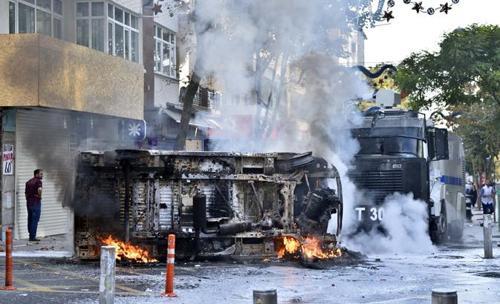 İstanbulda Kobani gerilimi