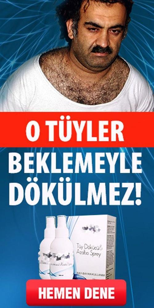 El Kaide liderini tüy dökücü reklamında kullandılar