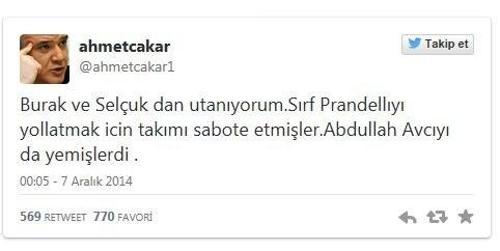 Ahmet Çakar: Selçuk ve Burak, Prandelliyi sabote ettiler