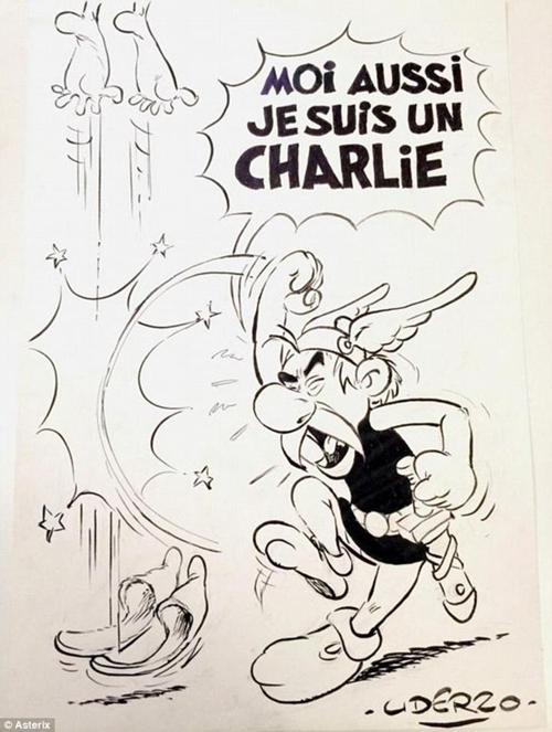 Asteriksin yaratıcısı Charlie Hebdo için emekliliğe ara verdi