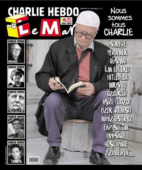 LeManın Charlie Hebdo özel sayısı çıktı