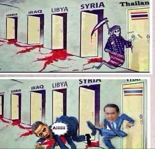 Taylandda karikatür krizi
