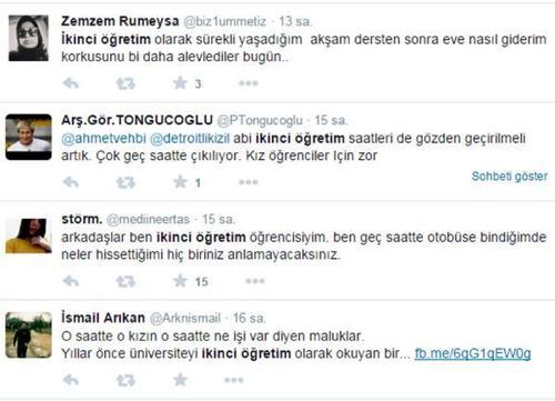 İkinci öğretimde Özgecan korkusu