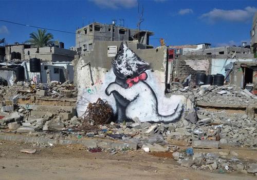 Banksyden 2 dakikalık Gazze belgeseli