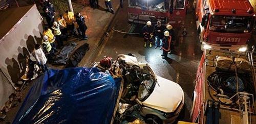Şile yolunda feci kaza: 3 ölü, 1 yaralı