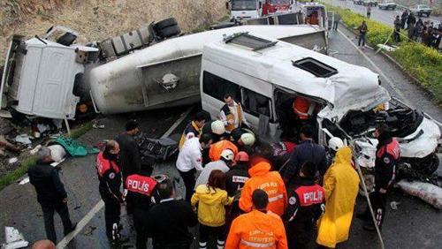 Şanlıurfada katliam gibi kaza