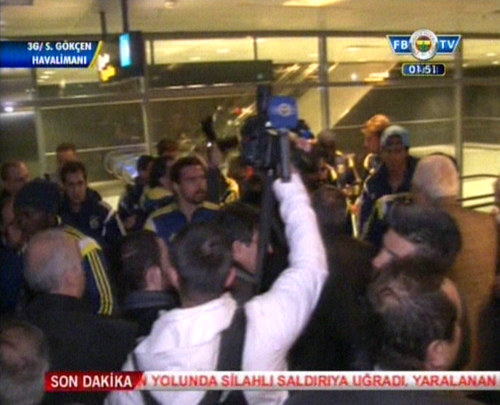 Fenerbahçe kafilesi İstanbulda