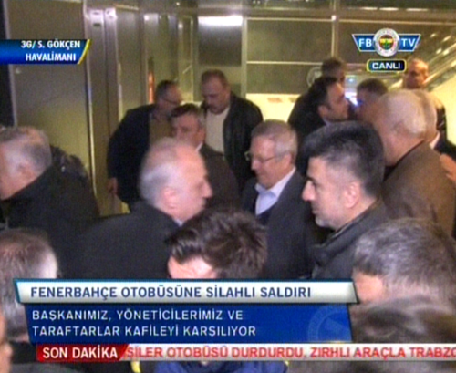 Fenerbahçe kafilesi İstanbulda