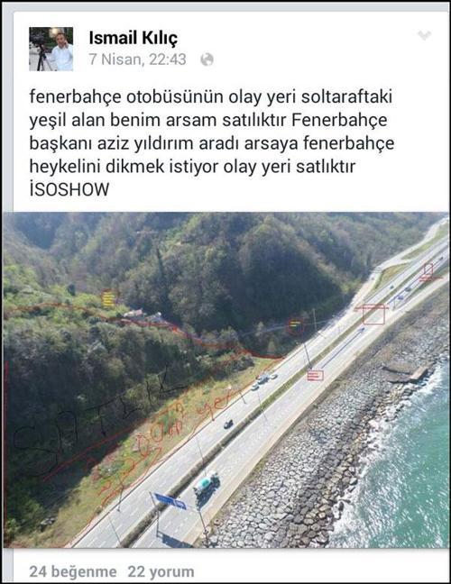 Fenerbahçeye saldırının gerçekleştiği o arazi satılıyor