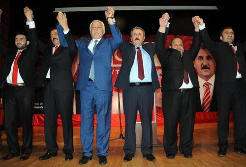 Saadet Partisi ve Büyük Birlik Partisi Kayseride adaylarını tanıttı