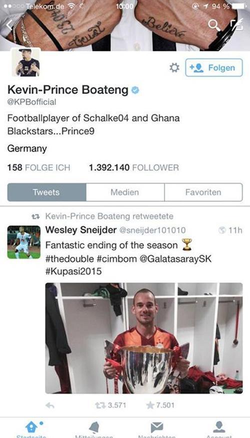 Boateng bir Tweet attı, Galatasaray sallandı
