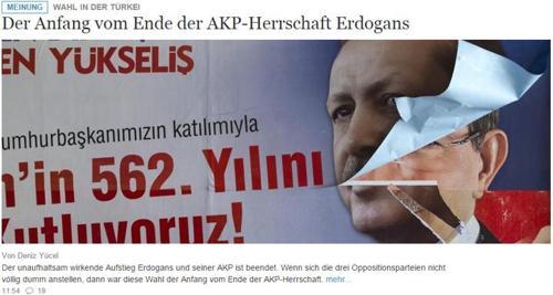 Die Welt: Erdoğan iktidarı için sonun başlangıcı olabilir