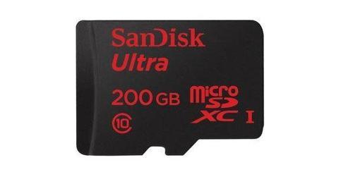200 GB’lik microSD’ler satışta