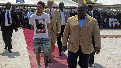Messinin şoförlüğünü Gabon Başbakanı yaptı