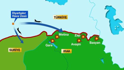Türkiye Kuzey Iraka operasyon düzenledi