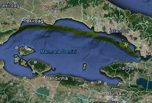 Marmara Denizinin dibinde donmuş metan gazı bulundu