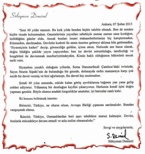 Aydın Doğandan Cumhurbaşkanı Erdoğana açık mektup