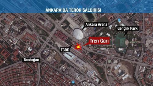 Ankarada Barış Mitinginde patlama