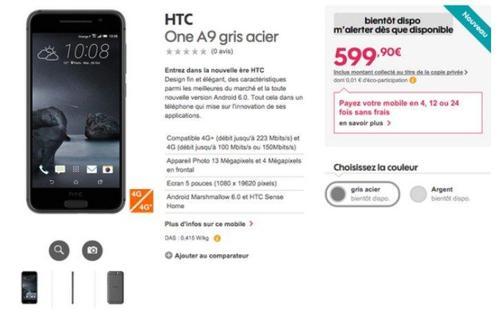 HTC One A9’un detayları belli oldu