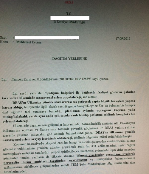 Ankara katliamında çok konuşulacak belge