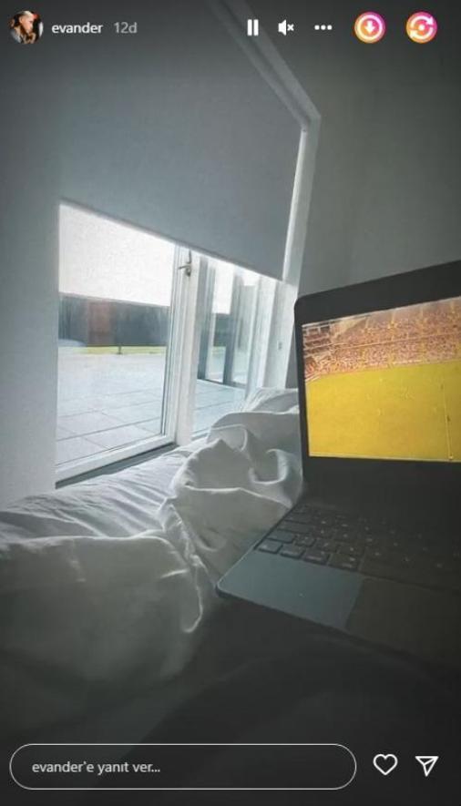Evander Antalyaspor-Galatasaray maçını izliyor