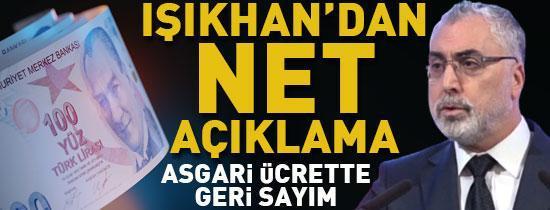 Bakan Işıkhan'dan asgari ücret mesajı... Tek zam mı olacak?