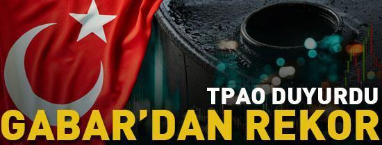TPAO Gabar'dan çıkan petrol miktarını duyurdu