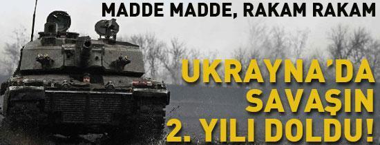 Ukraynada savaş 2. yılını doldurdu