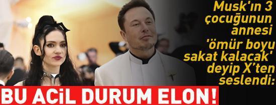 Bu acil bir durum Elon