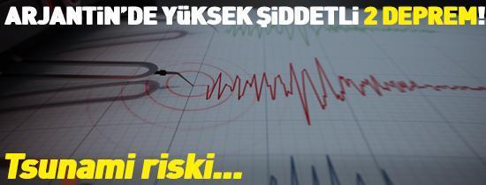 SON DAKİKA | Arjantinin güneyinde 7.4 ve 7.1 büyüklüğünde deprem