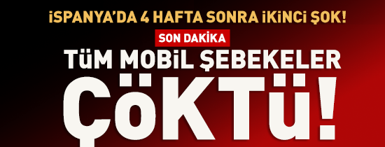 İspanyada 4 hafta sonra ikinci şok