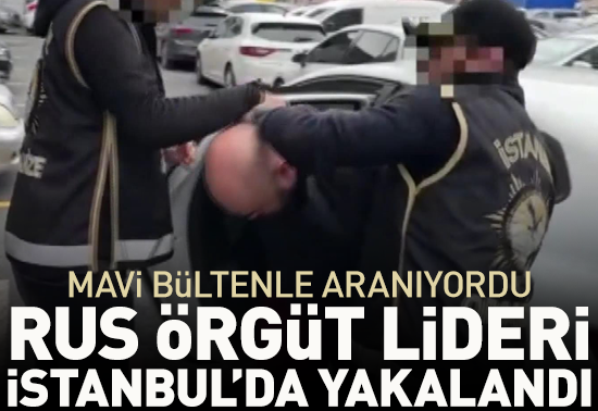 Mavi bültenle aranan örgüt lideri Shamil Amirov İstanbul'da yakalandı