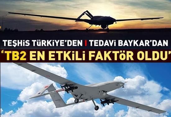 Teşhis Türkiye’den, tedavi Baykar’dan