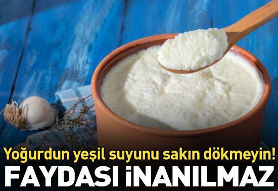 Yoğurdun yeşil suyunu sakın dökmeyin! Faydası inanılmaz... İşte yoğurdun içerdiği 10 vitamin ve mineral