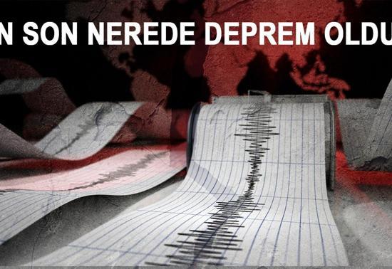 Deprem mi oldu AFAD, Kandilli Rasathanesi son depremler 29 Nisan 2024