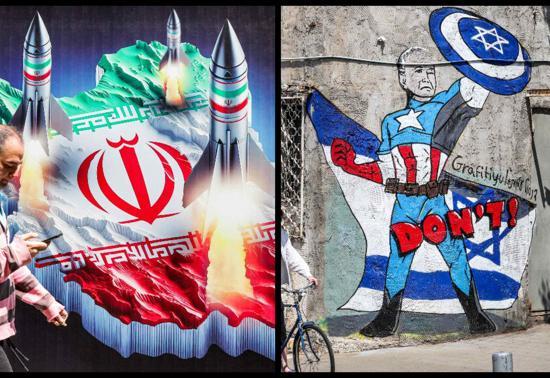Misilleme sokaklara böyle yansıdı: Tahranda füze, Tel Avivde Kaptan Biden