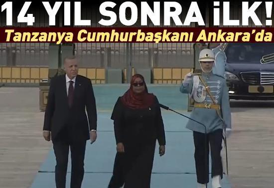Tanzanya Cumhurbaşkanı Ankarada