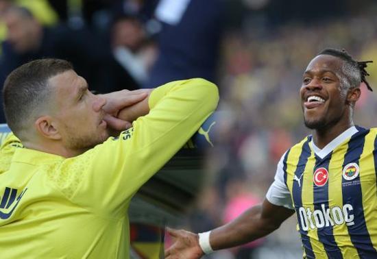 Fenerbahçede İsmail Kartaldan Beşiktaş derbisinde Edin Dzeko sürprizi